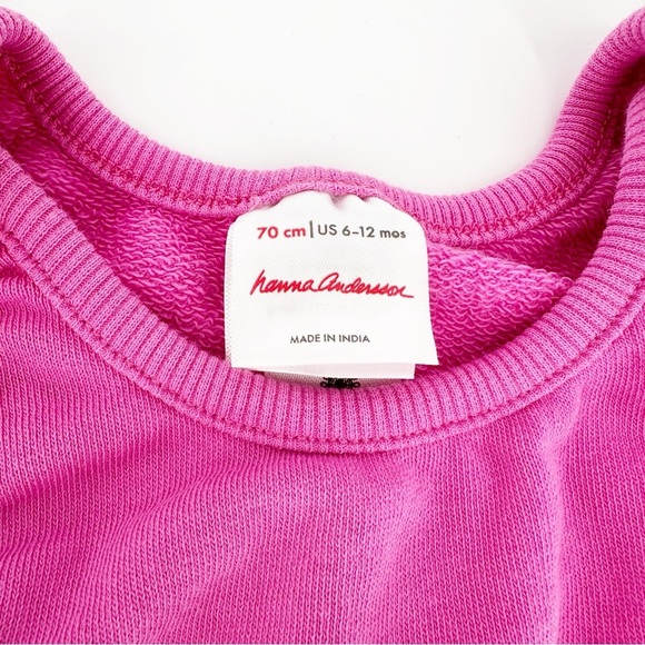 Hanna Andersson Bundle Overall Sweatshirt Sweatpants Set - Picture 2 of 8